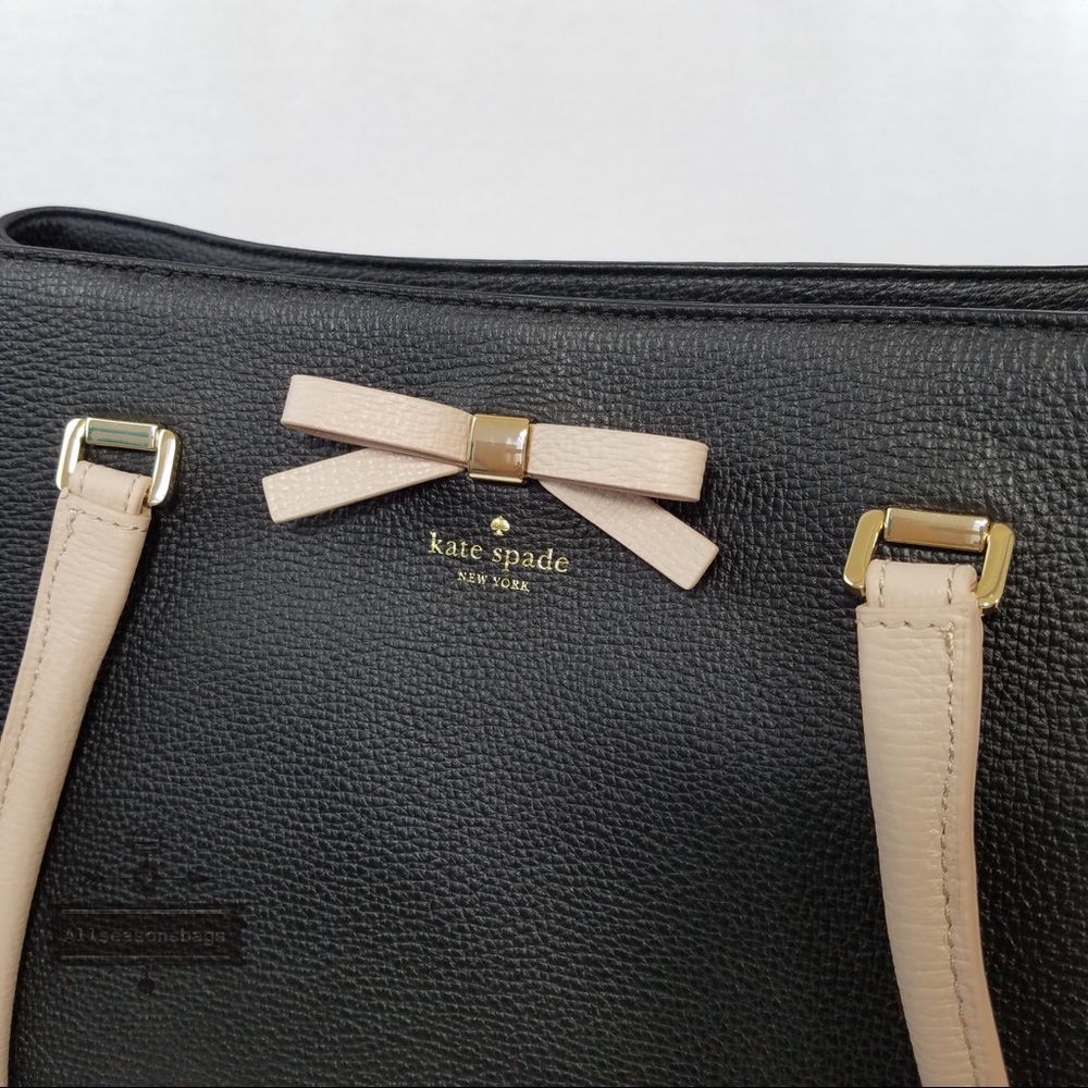 🔽 Kate spade Maryanne Henderson black handbag bow - Picture 6 of 8
